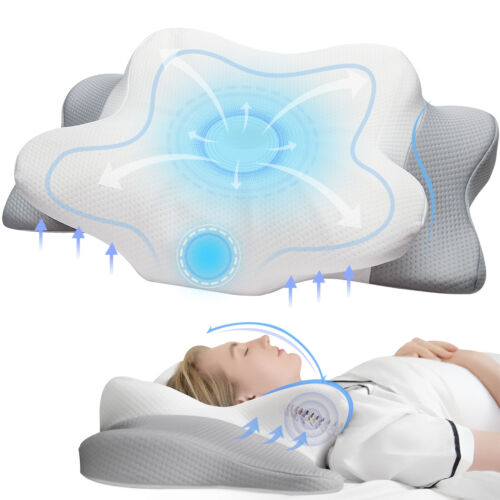 King Size Cervical Pillow for Neck,Shoulder Pain Relief Sleep,Memory Foam Pillow