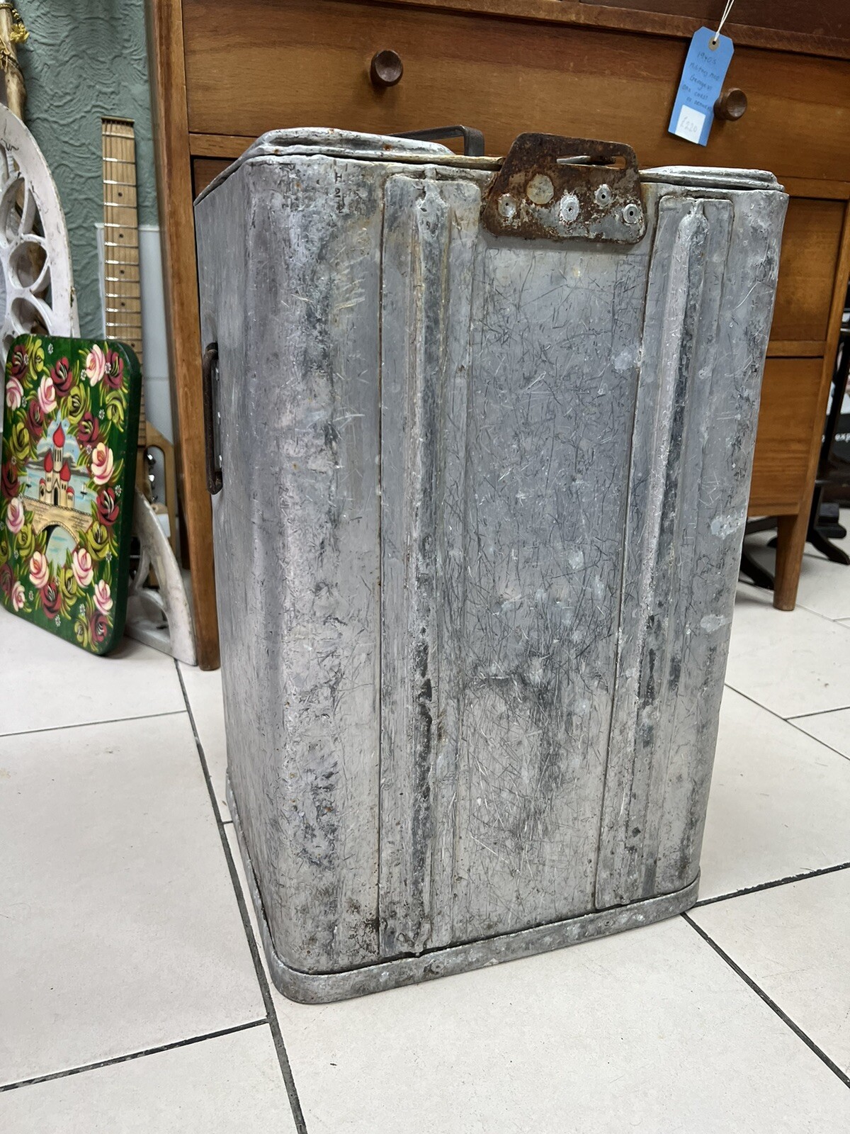 Vintage Aluminium Grundy Bin Insulated Container eBay