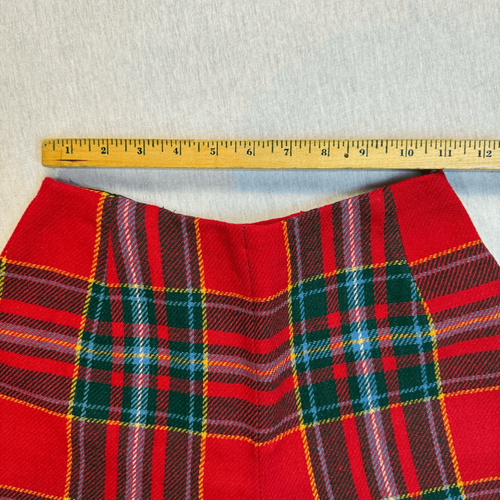 Vintage Schottenkaro Shorts Dark Academia Punk Shorts adrette Weihnachtsshorts - Bild 6 von 12