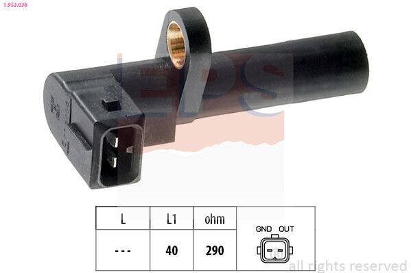 1.953.036 EPS Sensor, crankshaft pulse for FORD