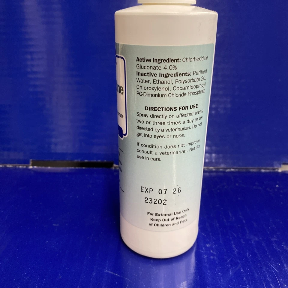 Davis хлоргексидин спрей, 8 жидк. унций - срок годности 7/26 Бесплатная доставка - Изображение 3 из 4