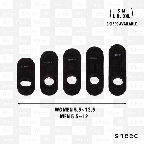 Men's Non-Slip No Show Socks | Low-cut | Super Soft Modal / 1 pair - Picture 10 of 23