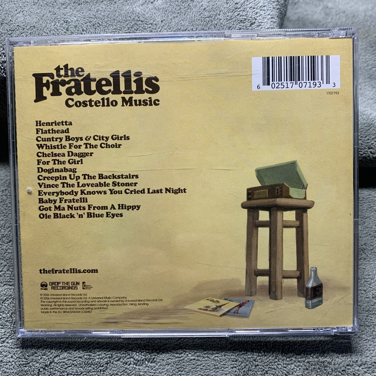 Music - Costello The Fratellis – Vinyl FRATELLIS .com CD by