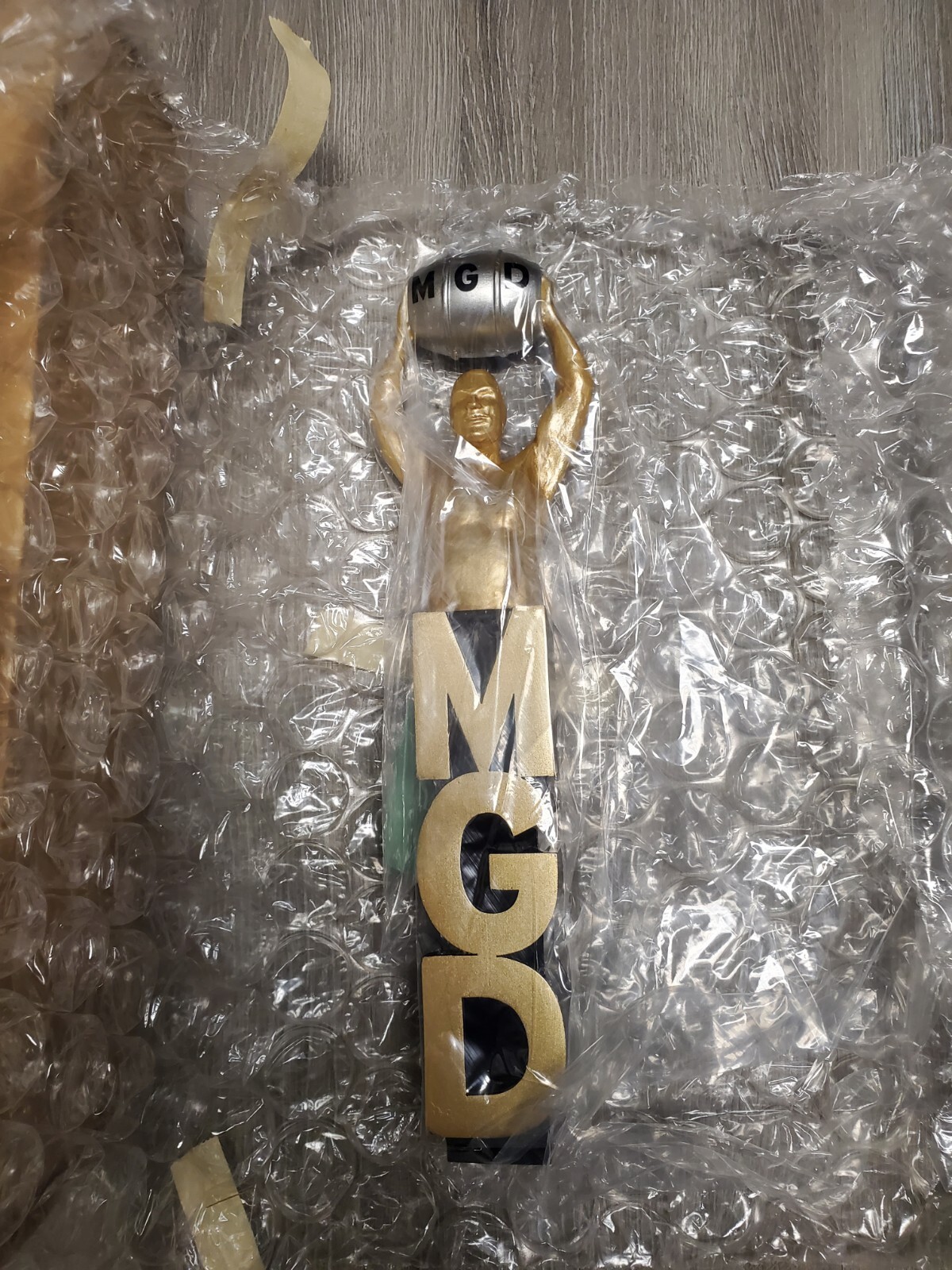 Miller Genuine Draft MGD Keg Man Beer 12” Tap Handle New Sealed eBay