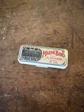 M. Hohner Marine Band No. 1896/20 Harmonica Key C A440 w/ Case Germany