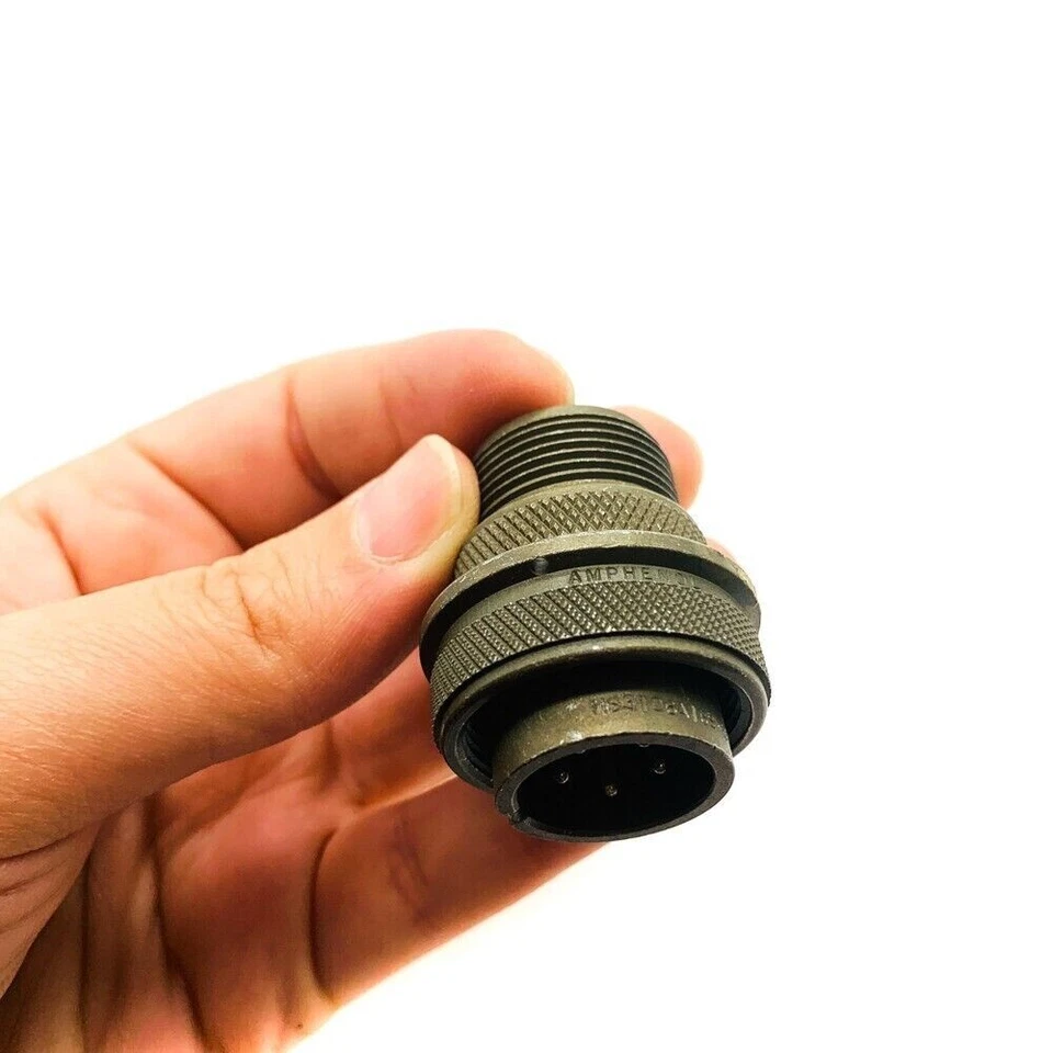Amphenol MS3106A168-8P Circular MIL Spec Connector Plug 8 Position - Image 2 of 4