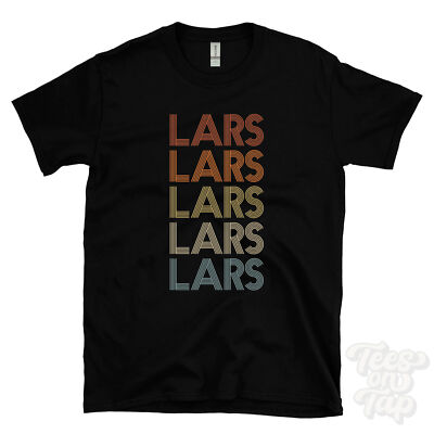 LARS REPEAT RETRO STYLE T-SHIRT Herren & Damen Neuheit cool Name Geschenk