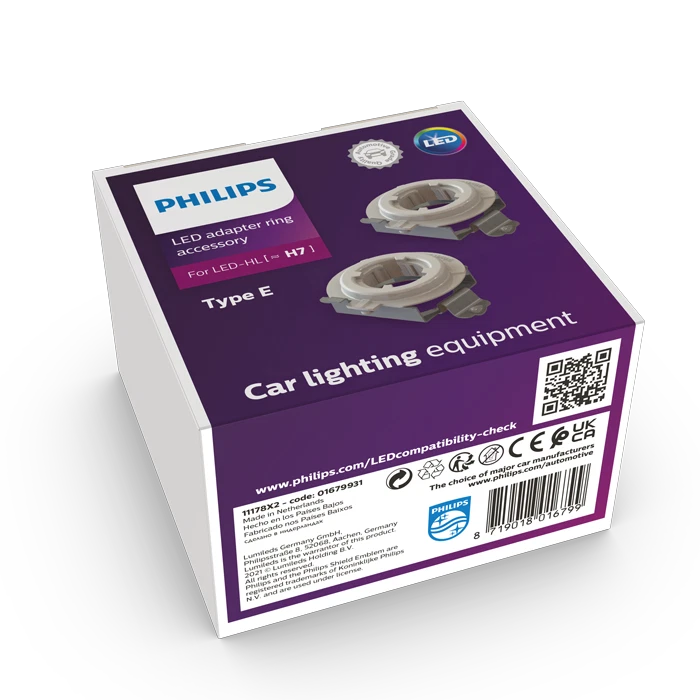 H7-LED Adapter-Ring "E" Philips Ultinon pro6000 - Bild 1 von 1