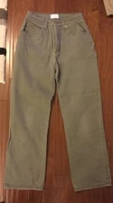 FDJ French Dressing Size 4 Peggy Green Casual Stretchy Pants Jeans Sexy Fitted