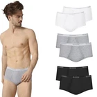 Sloggi Mens Basic Maxi Brief Black White Grey 2 Pack New Sizes S,M,L,XL,2XL