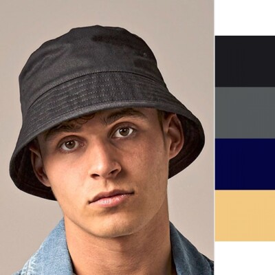 Beechfield Organic Cotton Bucket Hat B90N Hut NEU