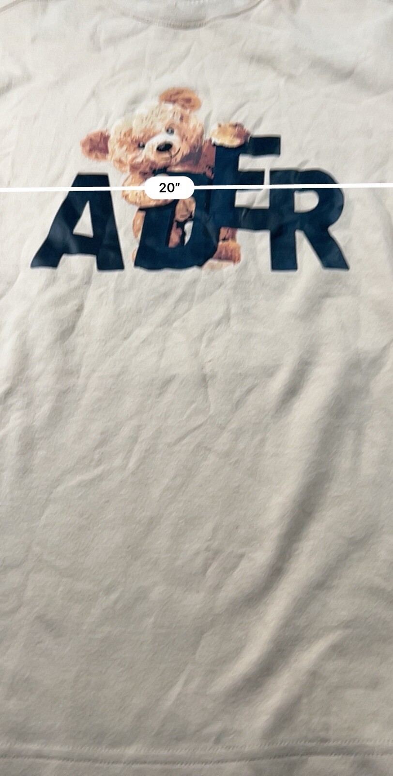 ADER Error A1 Bear T Shirt Men's Large Short Sleeve Streetwear