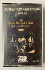 CROSBY, STILLS, NASH  YOUNG DEJA VU 1970 ATLANTIC RECORDS CASSETTE TAPE