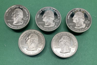 2016 S GEM PROOF LIKE 5 QUARTER SET - AMERICA THE BEAUTIFUL