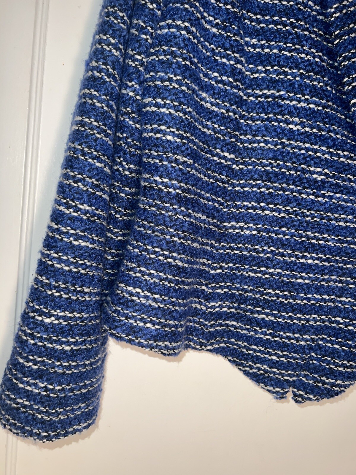 Pendleton Blue Tweed Striped Snap Button Blazer S… - image 4