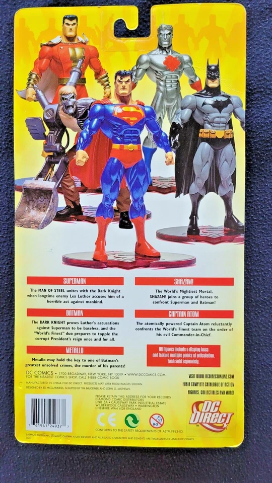 Figura de acción Superman/Batman Serie 1 Public Enemies Batman 2005 ¡NUEVA Casi Como Nueva! Foto 3 de 3