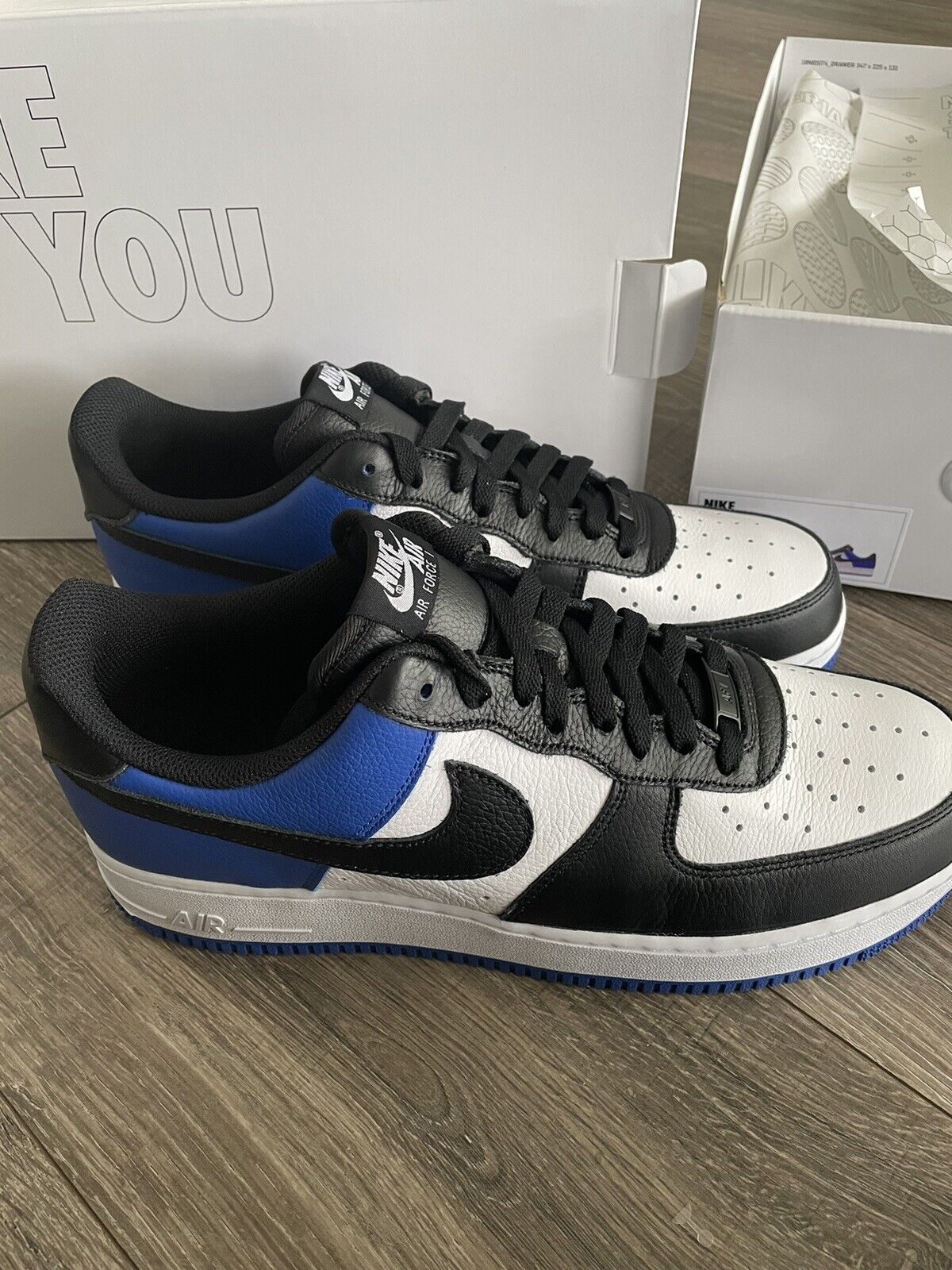 New Authentic AF1 By You Force 1 Fragment Blue Size 12 | eBay