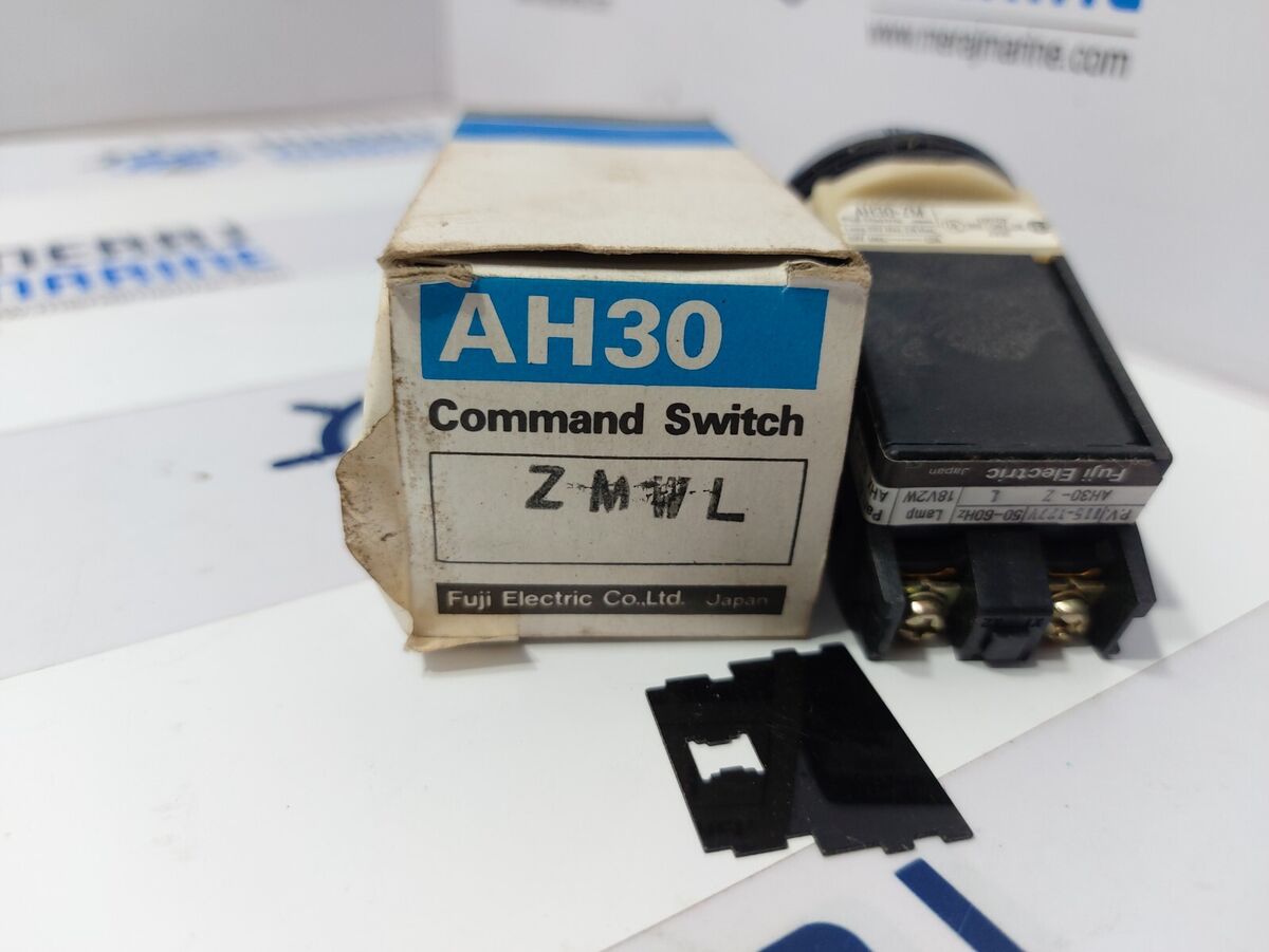 Fuji Electric AH30-ZM Command Switch AH30 ZMWL Lamp 30V Max Fuji Electric AH30-ZM Command Switch AH30 ZMWL Lamp 30V Max