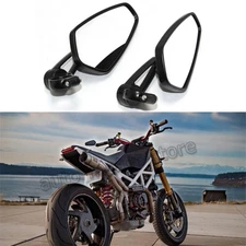 Motorcycle Handle Bar End Rearview Mirrors For Ducati Hypermotard 1100 796 939 A