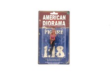 Western Style VII 1:18 Scale American Diorama Figure Female Lady 4" Blue Pink