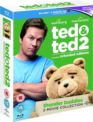 TED Part 1+2 DOUBLE PACK BluRay EXTENDED UNSEEN EDITION Mark