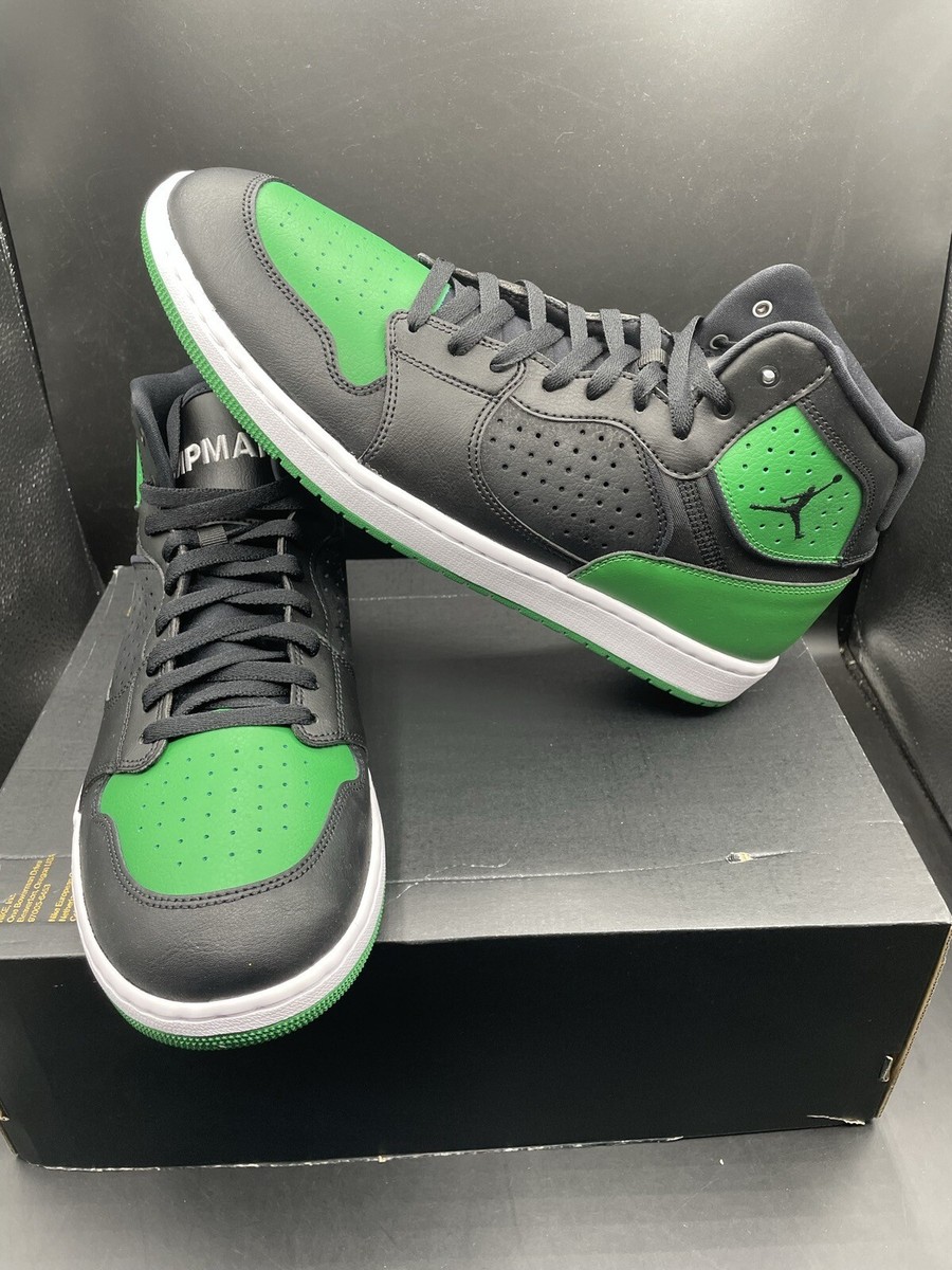 New Nike Air Jordan Access Black Aloe Verde Green Men's Size 14 AR3762-013