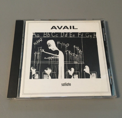 Satiate by Avail CD 1992 Lookout! Records - Ships Free - US Seller