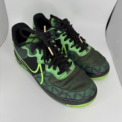 Nike Air Force 1 React Najia Mens Size 9.5 Green Athletic Shoes Sneakers