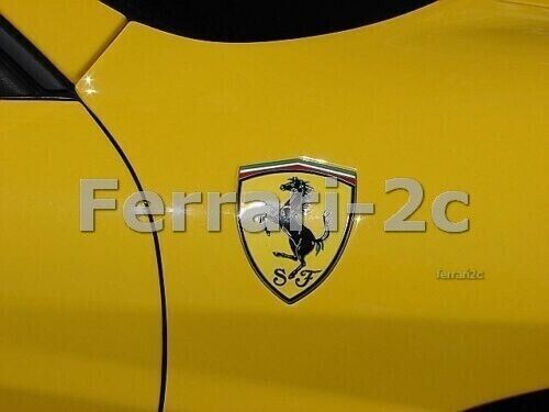 Ferrari 360 Módena Emblema Genuino Guardabarros Insignia Adhesivo Escudo Calcomanía Recubierto de Resina - Imagen 5 de 9