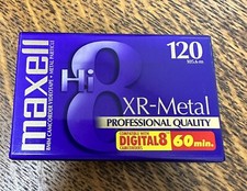 Maxwell XR- Metal 60 min High Quality Camcorder Digital 8 Tape Sealed 179