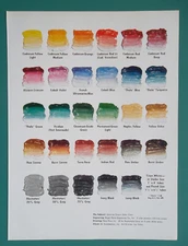 ARTISTS PAINTS Advertisement for M. Grumbacher Inc  - 1950 COLOR Print
