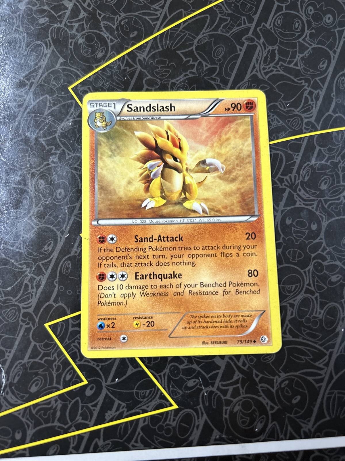 Sandslash 79/149 - Boundaries Crossed - Uncommon - Pokemon Card TCG