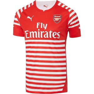 arsenal red and white jersey