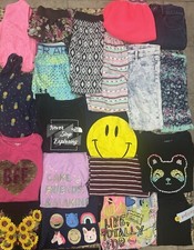 Large Clothing Lot Girls 7 8, Shirts, Pants, Skirts, Super Cute Colorful 4 Fall