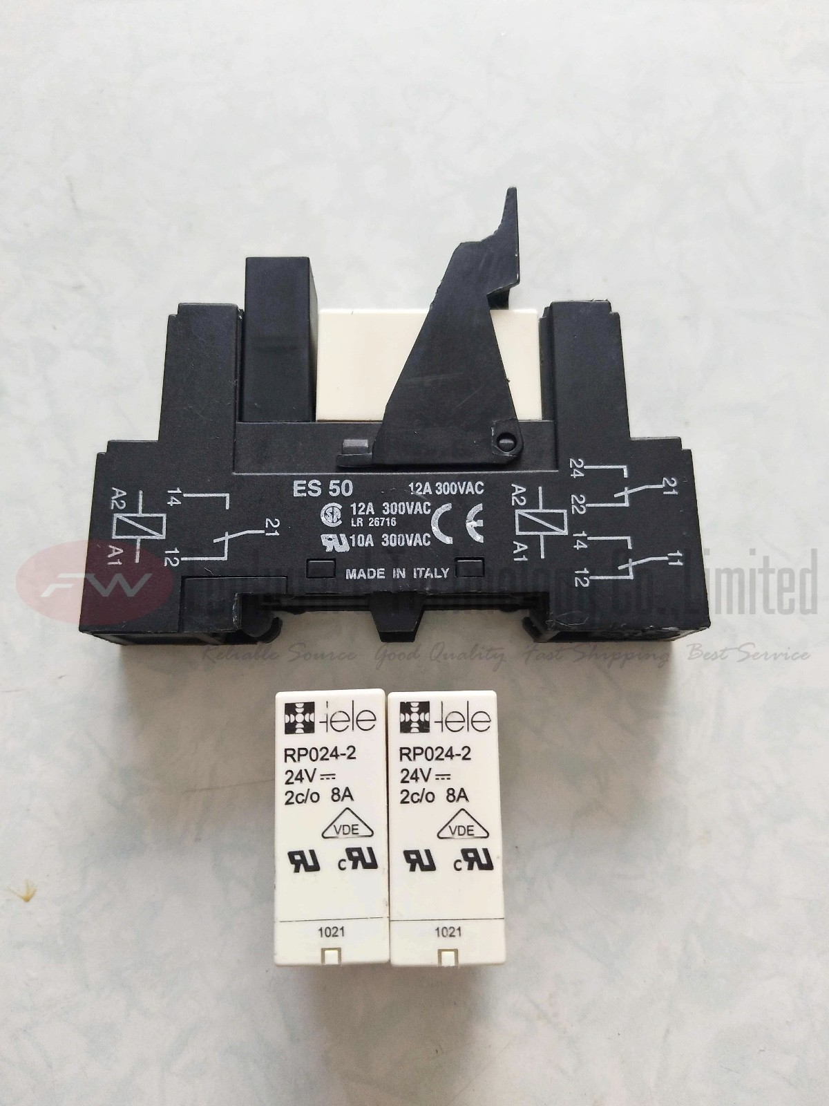 RP0242 24V Power Relay 8A 24VDC 8 Pins W/ES50 Relay Socket x 1 set eBay