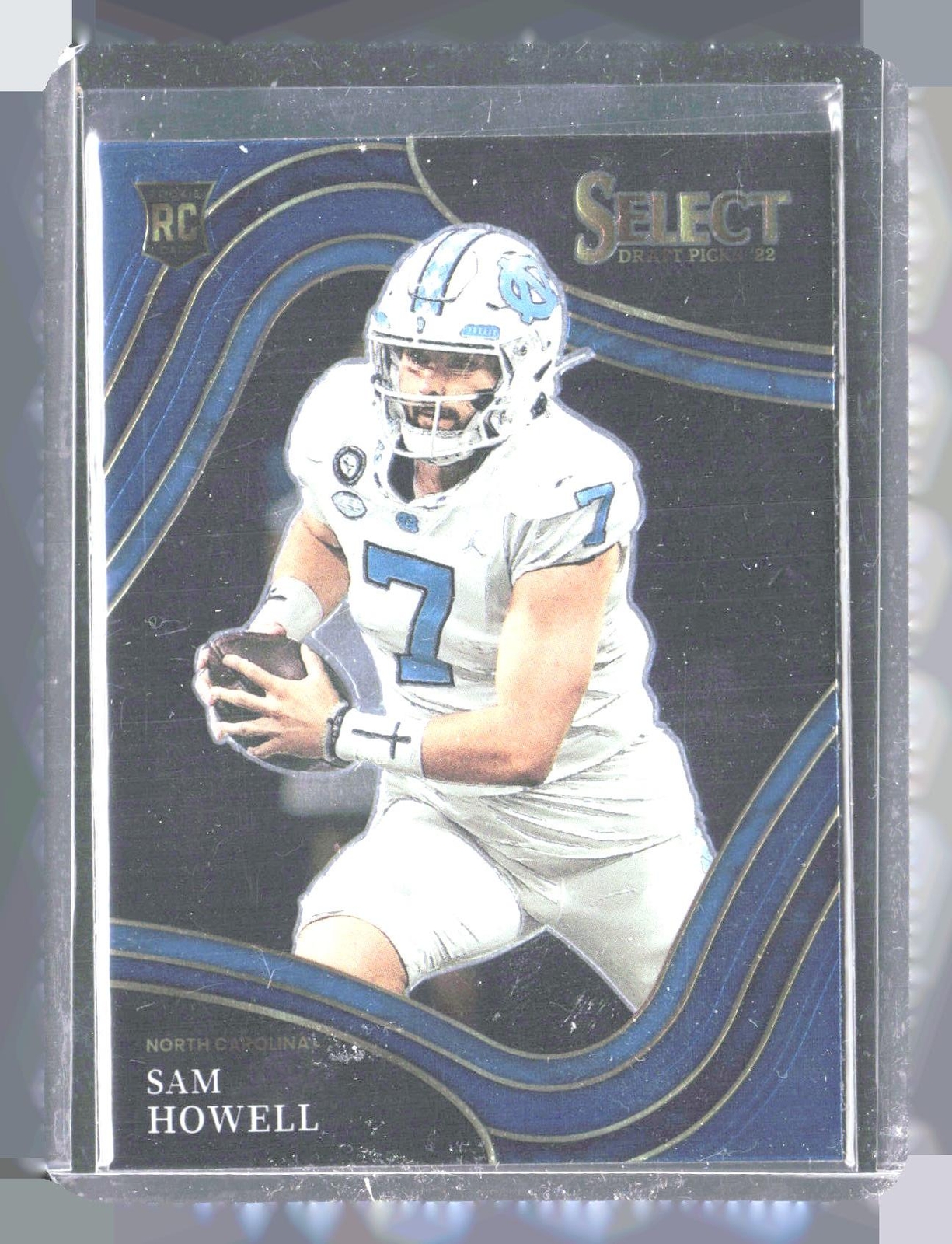 2022 Panini Select Draft Picks Sam Howell Blue (Retail Base) #103 Rookie