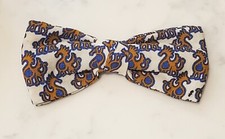 50s 60s Vintage Ormond Clip-On Bowtie Bow Tie