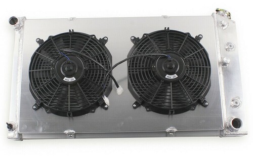 Fit 1971-1979 Chevy Caprice Impala Monte Carlo 3-Row Radiator w/12'' Fans Shroud - Picture 2 of 9