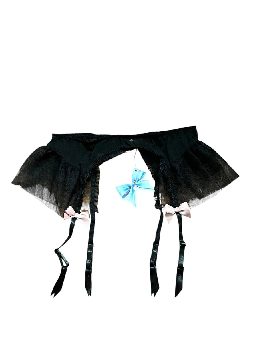 can you wear garter belt without stockings WHAT KATIE DID Suspender Belt Girdle BNWT UK 12 Black £33.00 main image 0