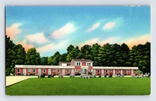 Postcard South Carolina Olanta SC Lewis Motel 1950s Unposted Chrome
