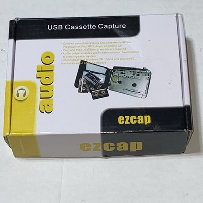 EZCAP 231 Portable Cassette to MP3 Format Converter Save to USB Flash Drive