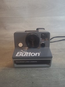 Vintage POLAROID THE BUTTON Instant Film Camera