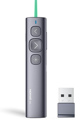 Präsentation Clicker Grün Wireless Presenter Pointer USB-A
