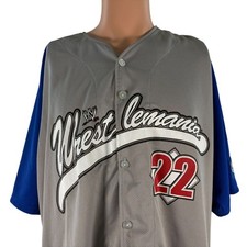 Vintage WWE Wrestlemania 22 Baseball Jersey Mens Size 2XL Pro Wrestling 2006