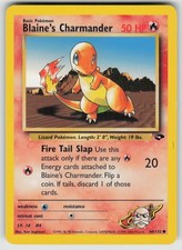 Blaine's Charmander 60/132 Common Gym Challenge Pokemon Unlimited Heavily Played on eBay
