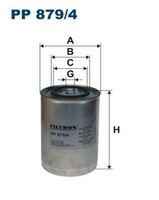 Kraftstofffilter Filtron PP 879 4 Treibstofffilter