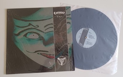 CORONER grin LP ORIGINAL 1993 GERMANY 1st PRESS NOISE RECORDS NEAR MINT SHRINK