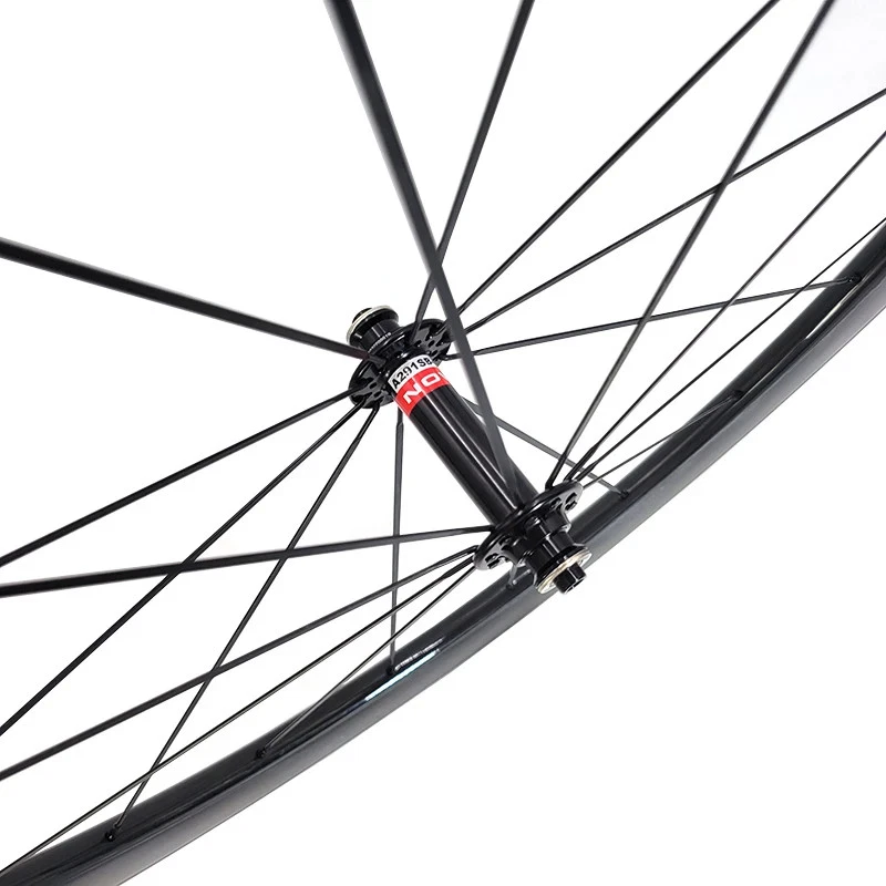700C 30mm Deep Clincher Carbon Bike Wheelset Novatec A291SB-SL F482SB-SL 20H 24H - Image 4 of 4