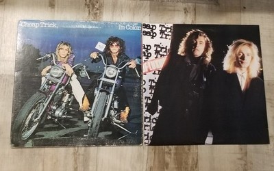 Cheap Trick Lot Lap Of Luxury Vinyl LP 1988 In Color 1977 Epic Power Pop Rock