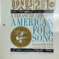 Ed McCurdy &ndash; A Treasure Chest of American Folk Song 2xLP 1961 Elektra Folk 33
